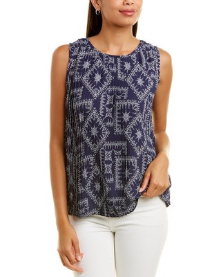 

Nanette Nanette Lepore Плиссированная женская майка, Синий