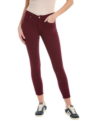 

7 For All Mankind Женские джинсы скинни Ankle Gwenevere Marsala Ankle Skinny Red, Красный, NA