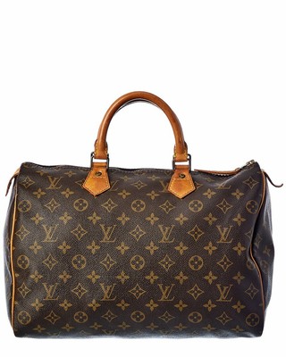 Женские туфли Louis Vuitton Monogram Canvas Speedy 35 (подлинные подержанные)