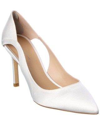 

Stuart Weitzman Mariposa 85 женские атласные туфли-лодочки, Белый, NA
