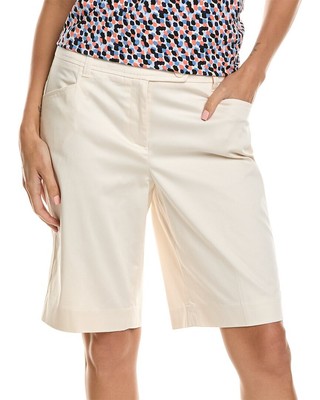 Короткие женские бермуды Jones New York белого цвета 2