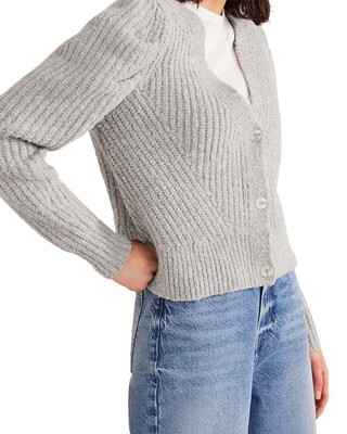 

Женский кардиган в рубчик Boden Engineered, Серый