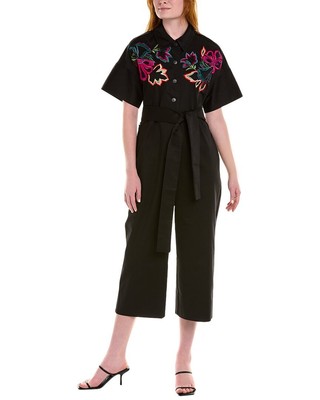 

Женский зауженный комбинезон Natori, Черный