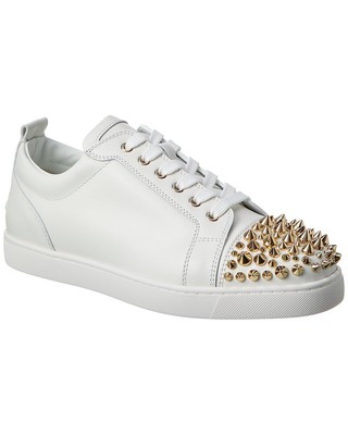 Christian Louboutin Men's VarsiJunior Spikes 2 Leather Low-Top Sneakers