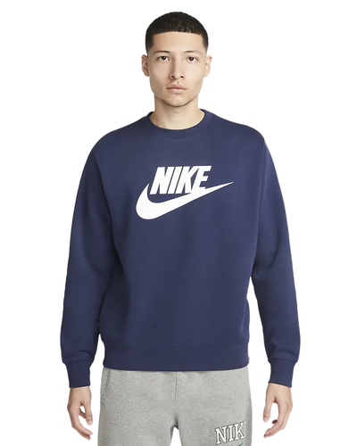 

Мужская толстовка с круглым вырезом с графическим принтом Nike Midnight Navy Sportswear (DQ4912 410, Черный