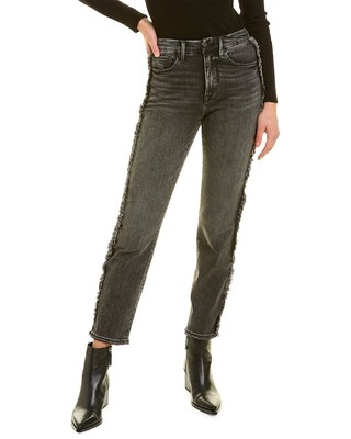 

Классические черные прямые женские джинсы Good American Good Classic, Черный, NA