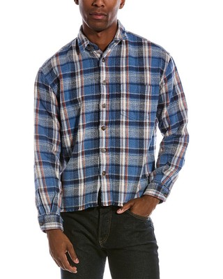 

Мужская рубашка оверсайз John Elliott Hemi, Midnight check