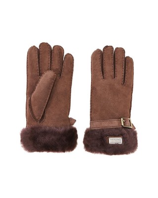 Перчатки из овчины Australia Luxe Collective женские коричневые S