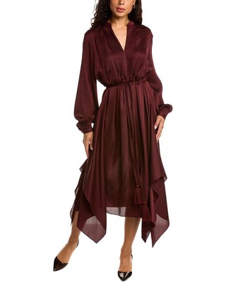 

Платье-платок Lafayette 148 New York, красное, Красный