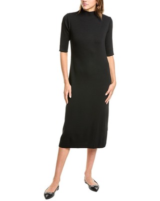 Vince Rib Midi Dress Womens Black S
