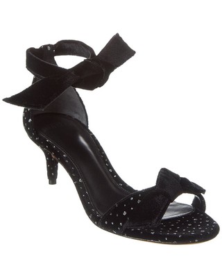 

Alexandre Birman Clarita 50 Бархатные женские сандалии, Черный, NA