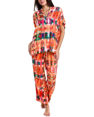 

Женский пижамный комплект N Natori Aurora Mandarin, 2 шт., розовый