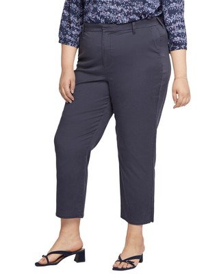 

Брюки Nydj Plus, свободные брюки до щиколотки, женские, Oxnvoxford navy, NA