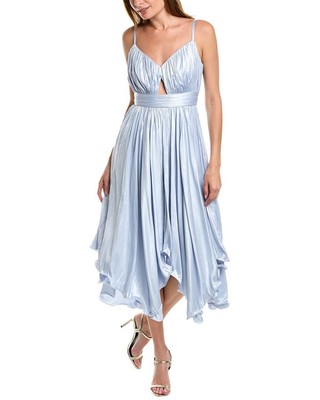 

Bcbgmaxazria Коктейльное платье из гофрированного атласа женское, Синий