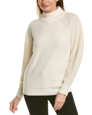 

Женский шерстяной свитер с водолазкой Bcbgmaxazria, Белый