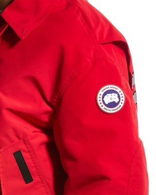 Pre-owned Canada Goose Daxue Down Bomber Jacket Men's Red Xs