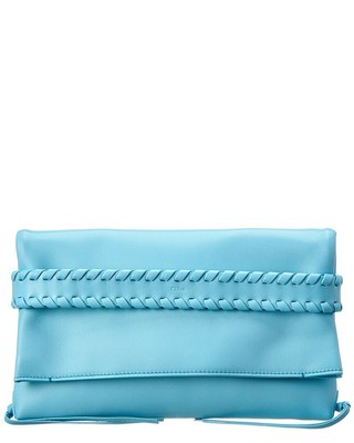 

Женский кожаный клатч Chloé Mony, синий, NA