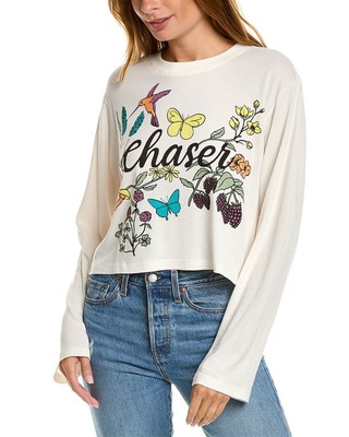 

Женская укороченная футболка Chaser Thermal Waffle, Белый