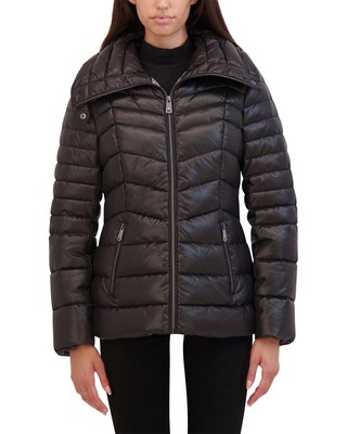 Женское стеганое пуховое пальто Cire с шевроном от Kenneth Cole Chevron