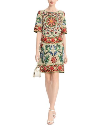 

Женское мини-платье Burryco с рукавами до локтя, Multicolor