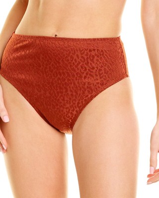 Женское бикини Bcbgmaxazria с завышенной талией, красное 10