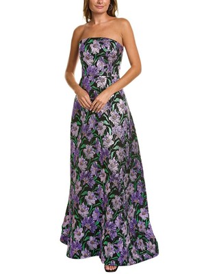 

Женское парчовое платье Carolina Herrera, Черный