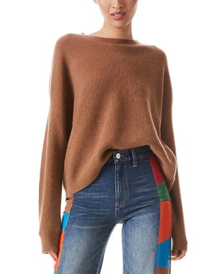 

Женский кашемировый пуловер Alice + Olivia Caprice, Z camel