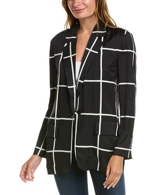 

Женская куртка из смесового шелка Equipment, Navy, NA