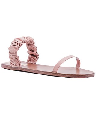

Женские кожаные сандалии Kaanas Lara Scrunchy, Nude, NA