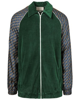 

Мужская куртка Gucci с шелковой отделкой на молнии, размер, Yard, NA