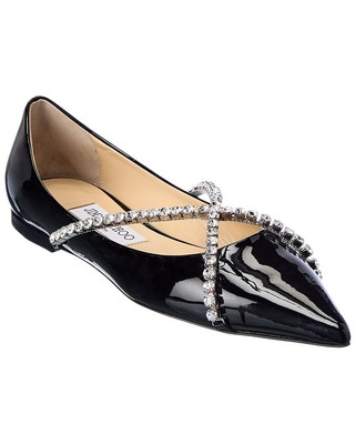 

Женские лакированные туфли на плоской подошве Jimmy Choo Genevi, NA