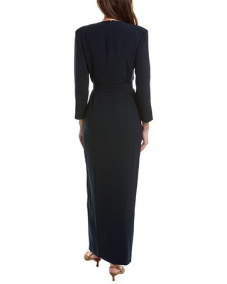 Pre-owned Nicholas Kalissa Maxi Dress Women's In Blue
