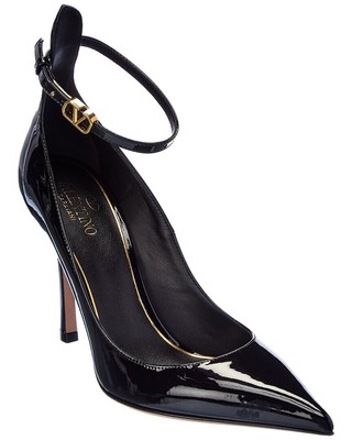 

Женские лакированные туфли Valentino Vlogo 100, Черный, NA