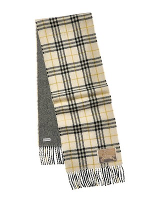 Женский двусторонний кашемировый шарф Burberry в клетку