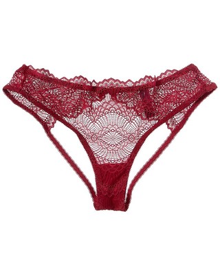 Женские стринги Journelle Natalia Ouvert красного цвета S