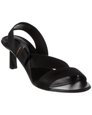 Кожаные сандалии Ferragamo Vara с бантом Женские черные 7 C