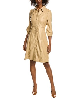 

Платье-рубашка Ellen Tracy женское, Бежевый