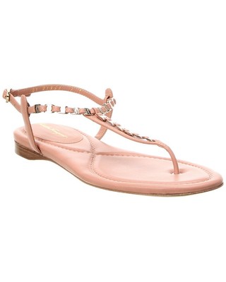 Кожаные сандалии Ferragamo Tahiti Женские розовые 6.5 C