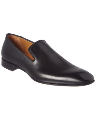 

Christian Louboutin Мужские кожаные лоферы Dandelion, Черный, NA