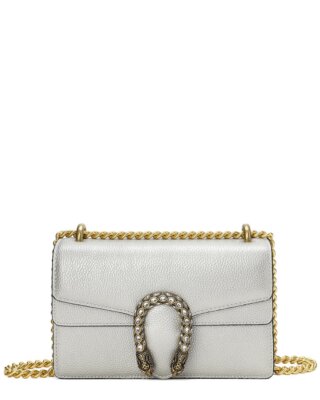 Женское серебряное платье через плечо Tiffany & Fred Paris Crystal Dragon среднего размера