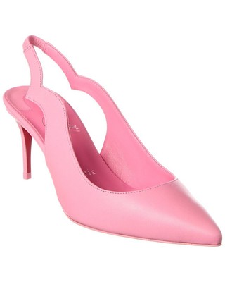 Christian Louboutin Hot Chick Sling 70 Женские кожаные босоножки-насосы Hot Chick Slingback