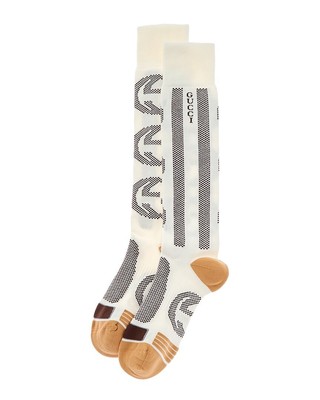 Носки Gucci Interlocking G Женские коричневые S