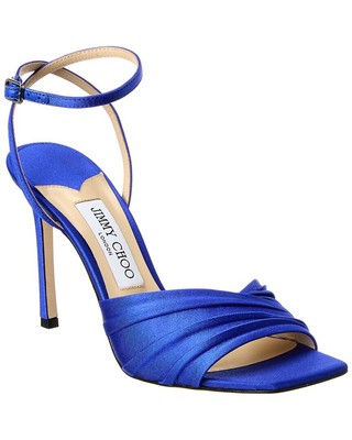 

Женские сандалии Jimmy Choo Basil 95 из джерси, Синий, NA