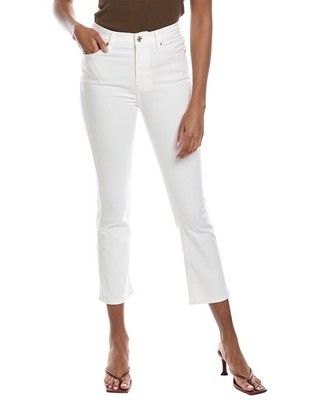 7 For All Mankind Белые джинсы с высокой талией Slim Kick Jean Womens White 30