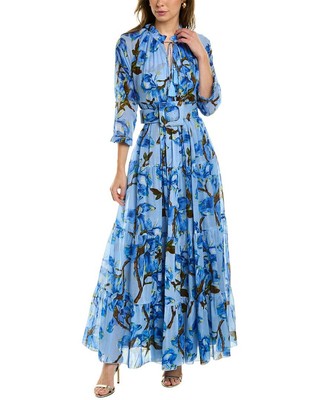

Женское платье миди Samantha Sung Eden, Magnolia blossom soft blue