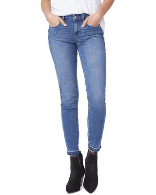 

Джинсы Paige Denim Verdugo Rihannon с эффектом потертости, ультраузкие женские джинсы до щиколотки со средней посадкой, Rihannon distressed, NA