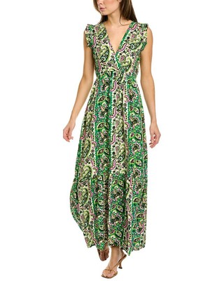 

Платье макси Anna Kay Odino женское, Зеленый