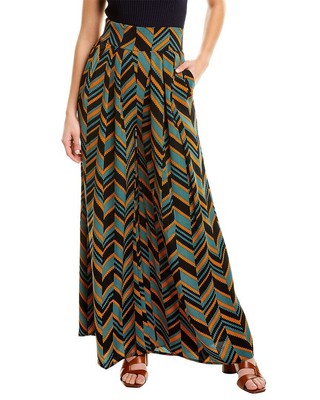 

Длинные квадратные брюки с принтом Gracia, женские, Black/green, NA