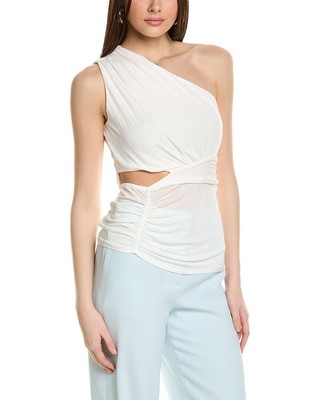 Женский топ на одно плечо Bcbgmaxazria, белый, Xl