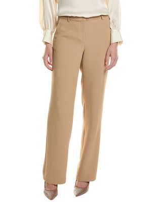 Женские брюки Anne Klein Grace коричневого цвета 0